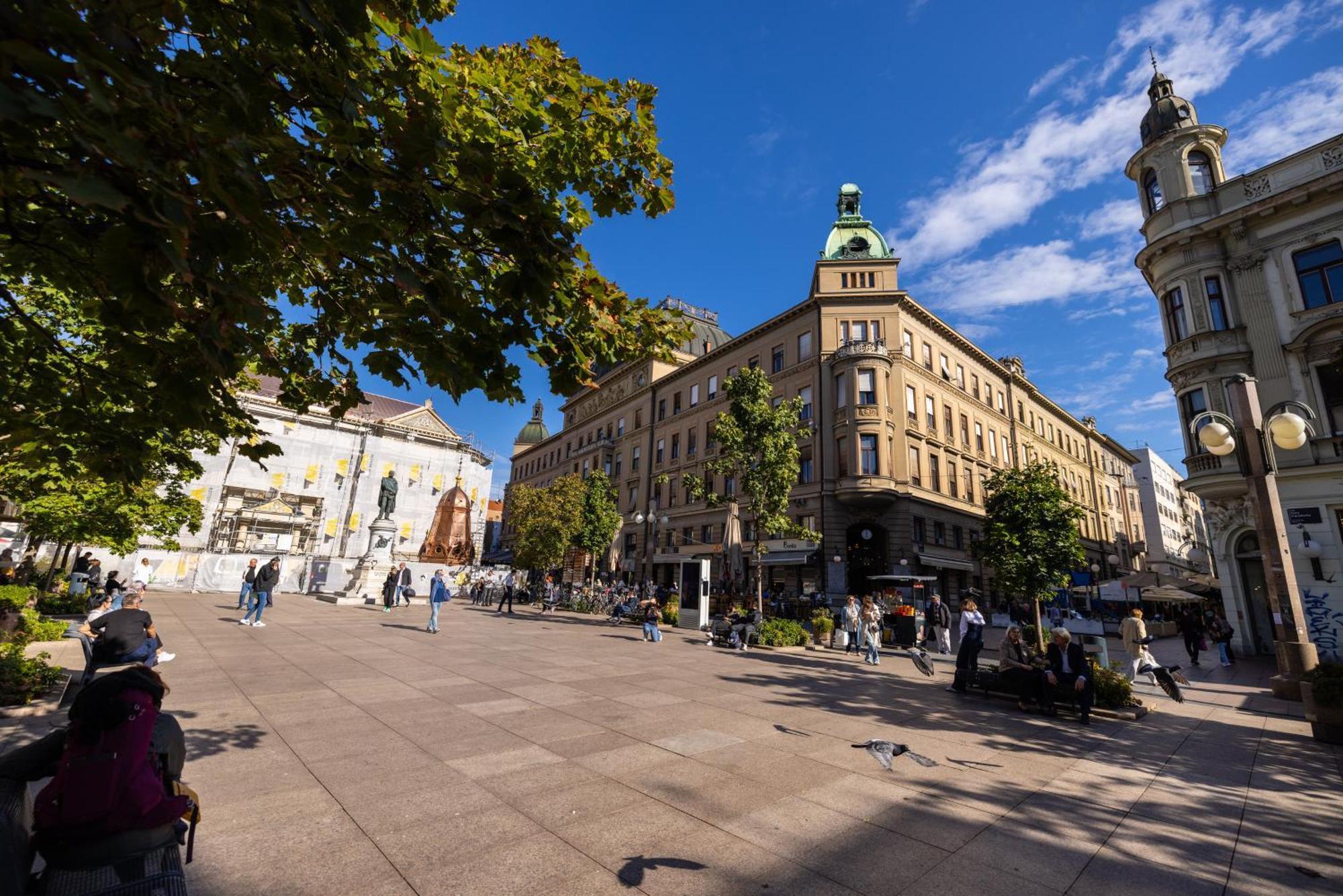 Main Square Luxury Apartment View Central Residence Zagreb Bagian luar foto