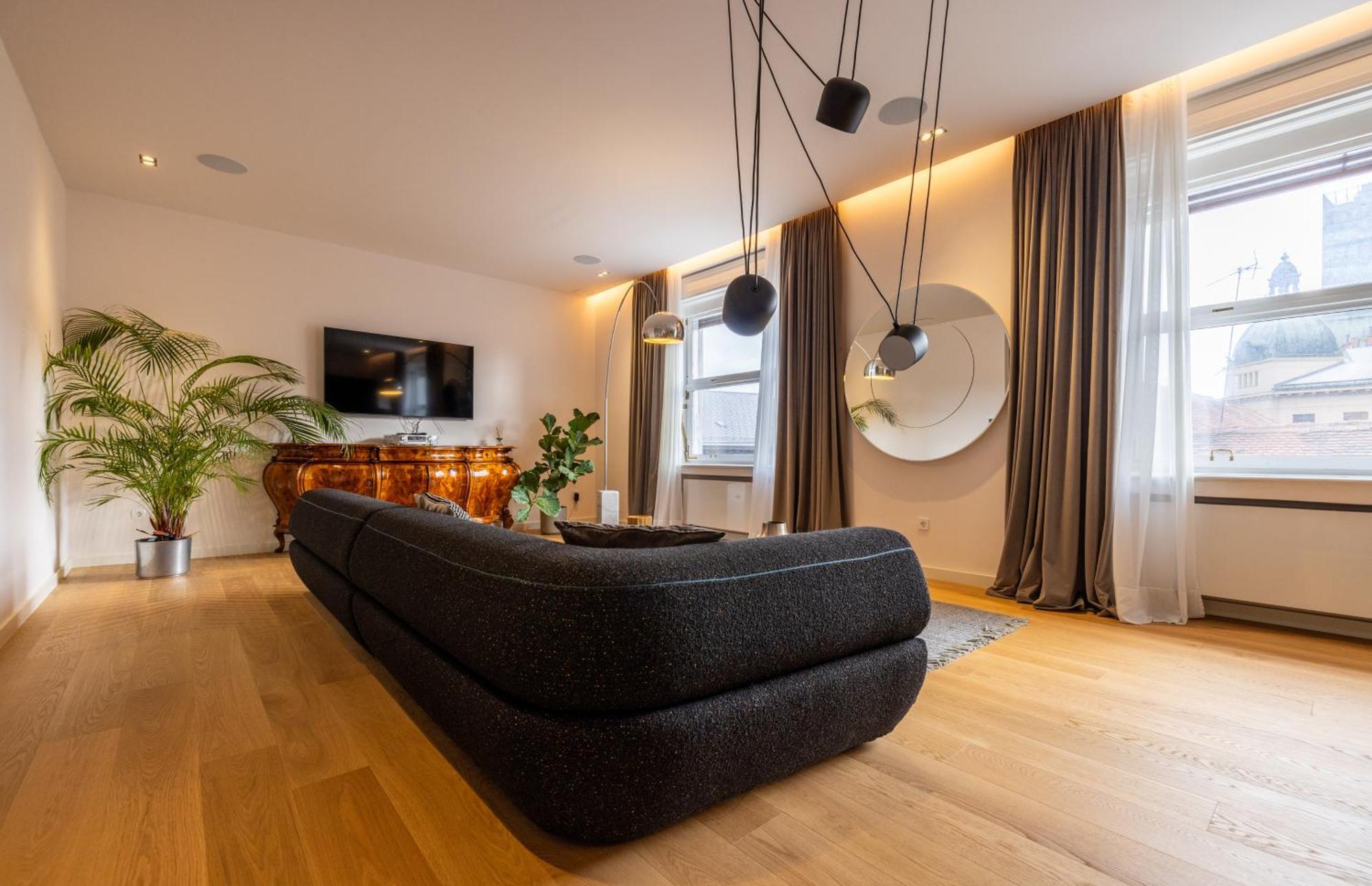 Main Square Luxury Apartment View Central Residence Zagreb Bagian luar foto