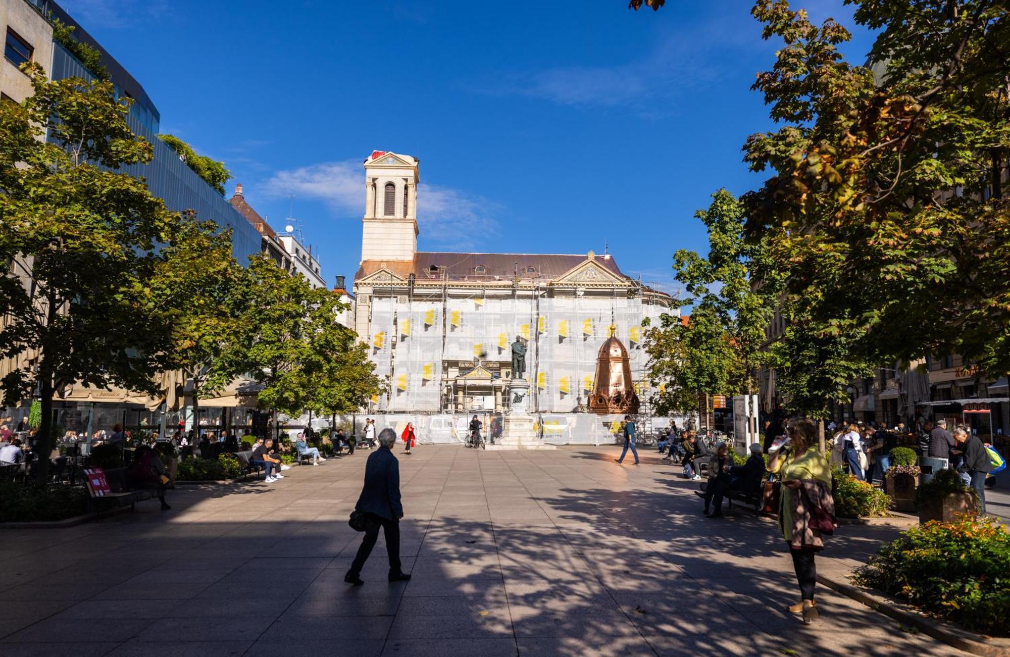 Main Square Luxury Apartment View Central Residence Zagreb Bagian luar foto